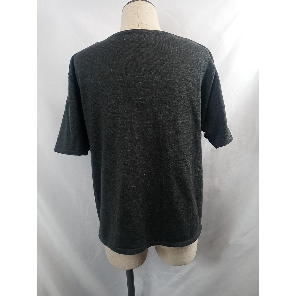 Vintage Studio Works T Shirt Women's Size Medium Top Short Sleeve Dark Gray - Picture 7 of 7